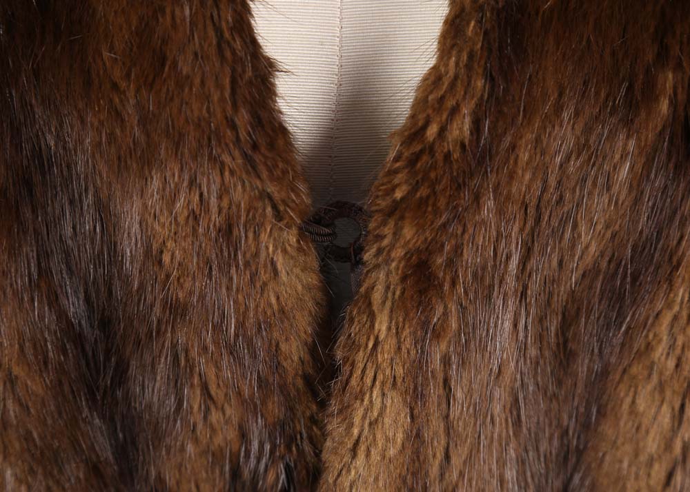 Vintage Beaver Fur Stole