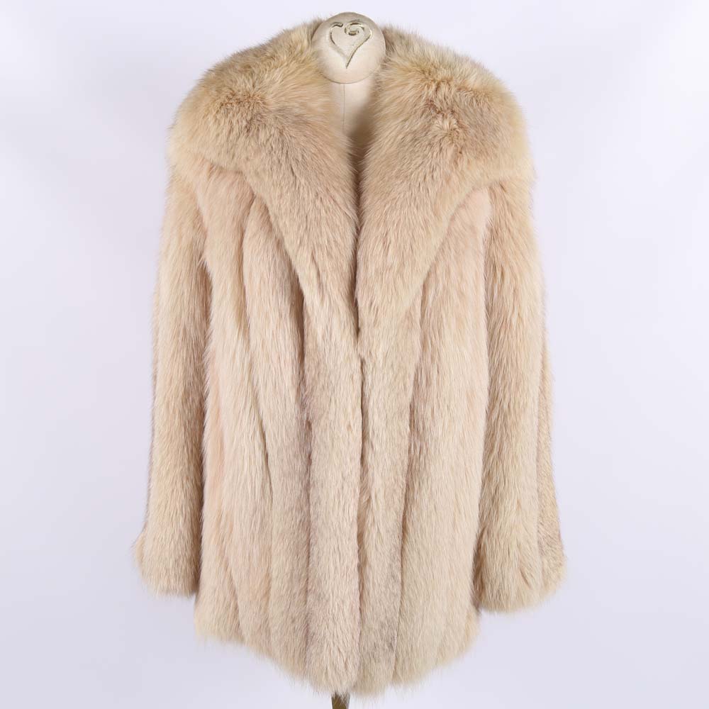 Vintage Stanley Rich Fox Fur Jacket