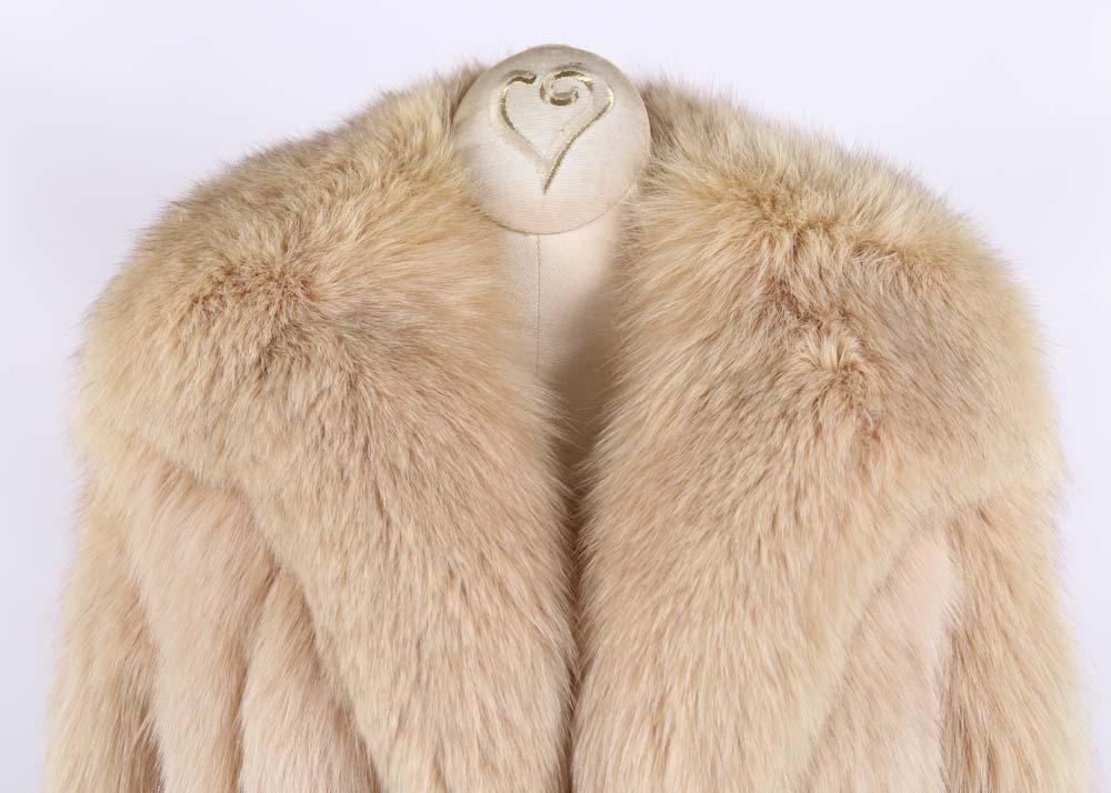 Vintage Stanley Rich Fox Fur Jacket
