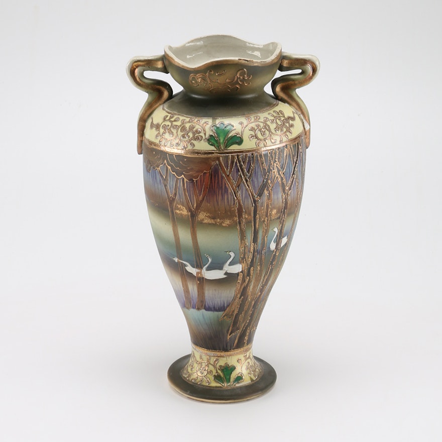 Vase Decorated with Geese