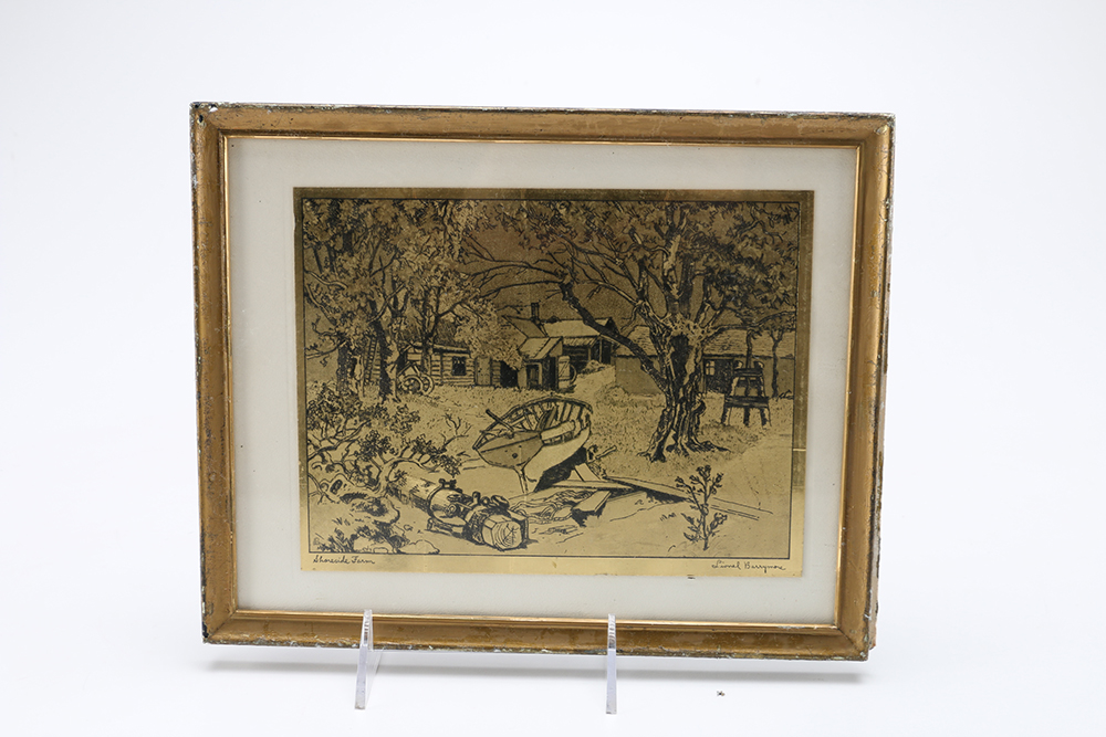 Lionel Barrymore Gold Foil Etchings