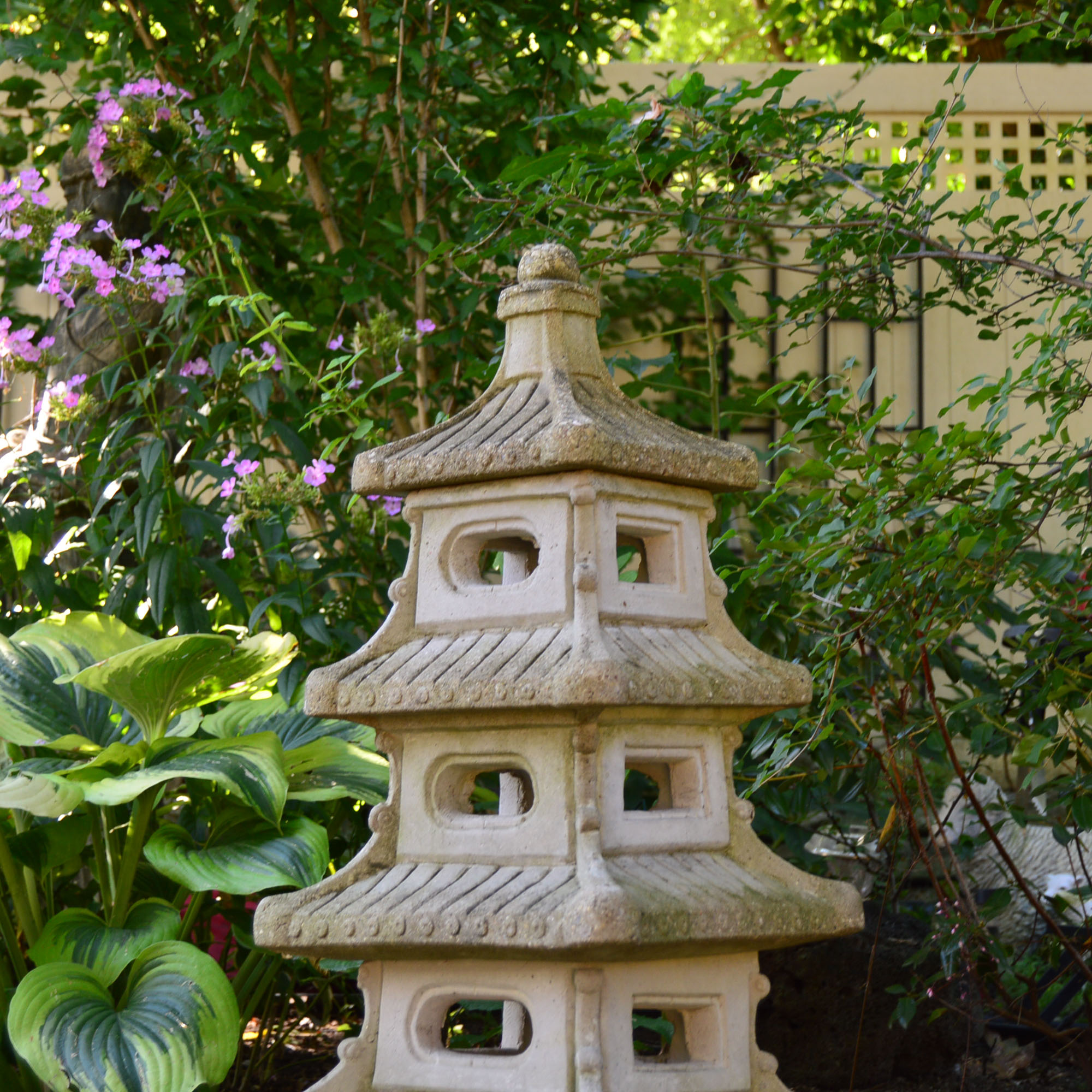 Concrete Pagoda Statue