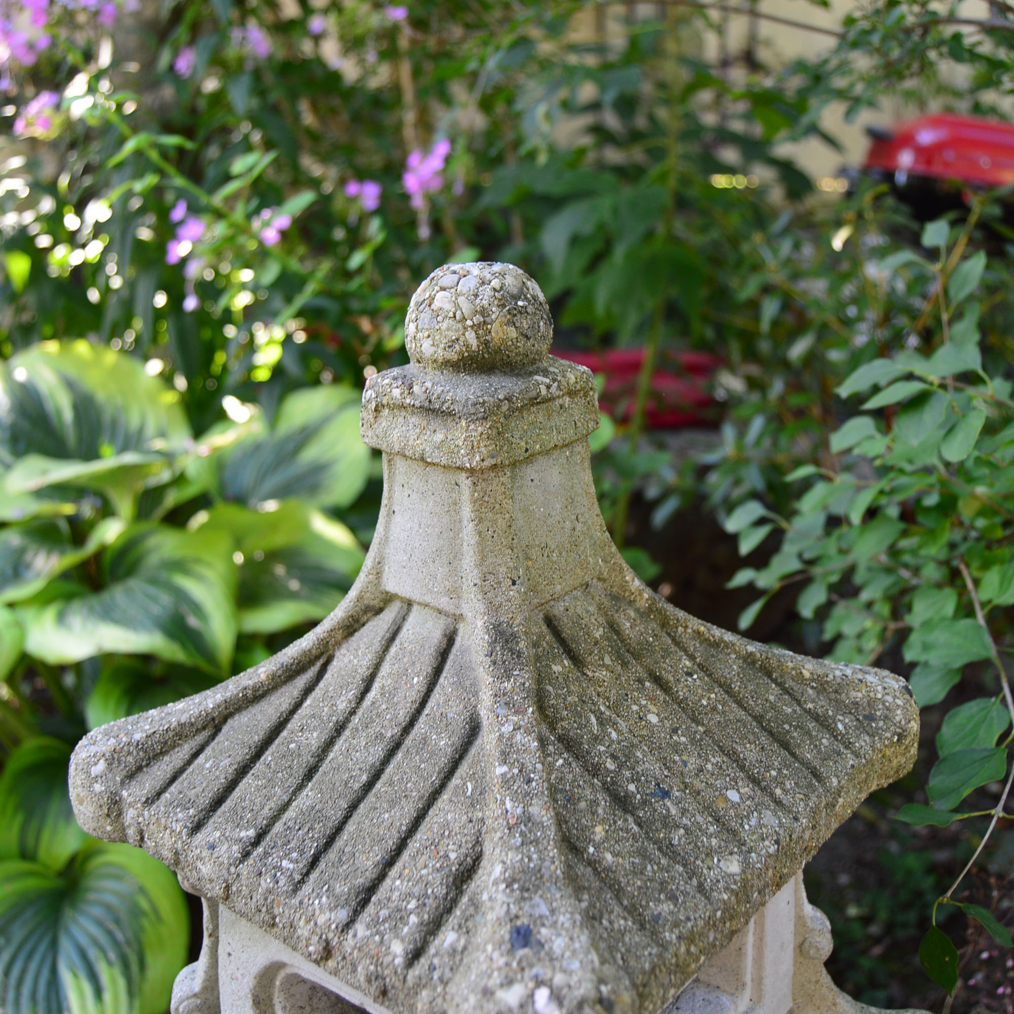 Concrete Pagoda Statue