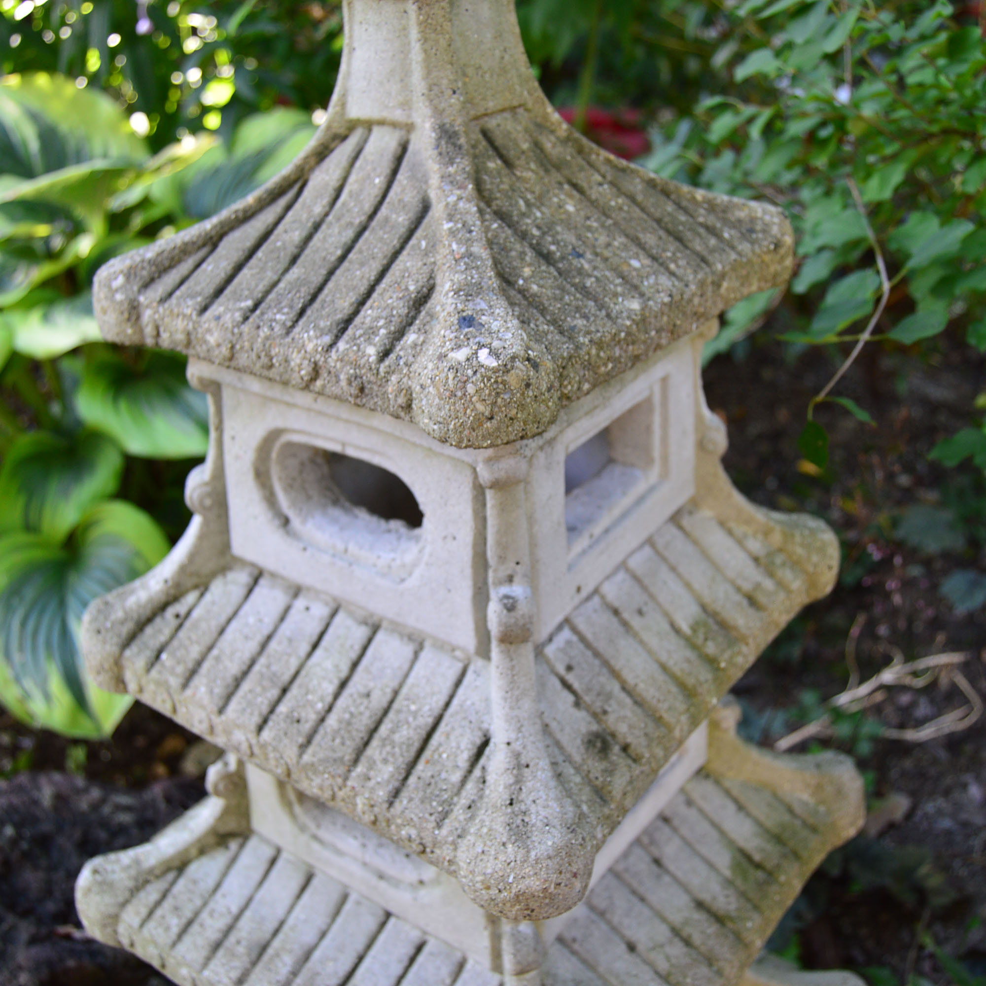 Concrete Pagoda Statue