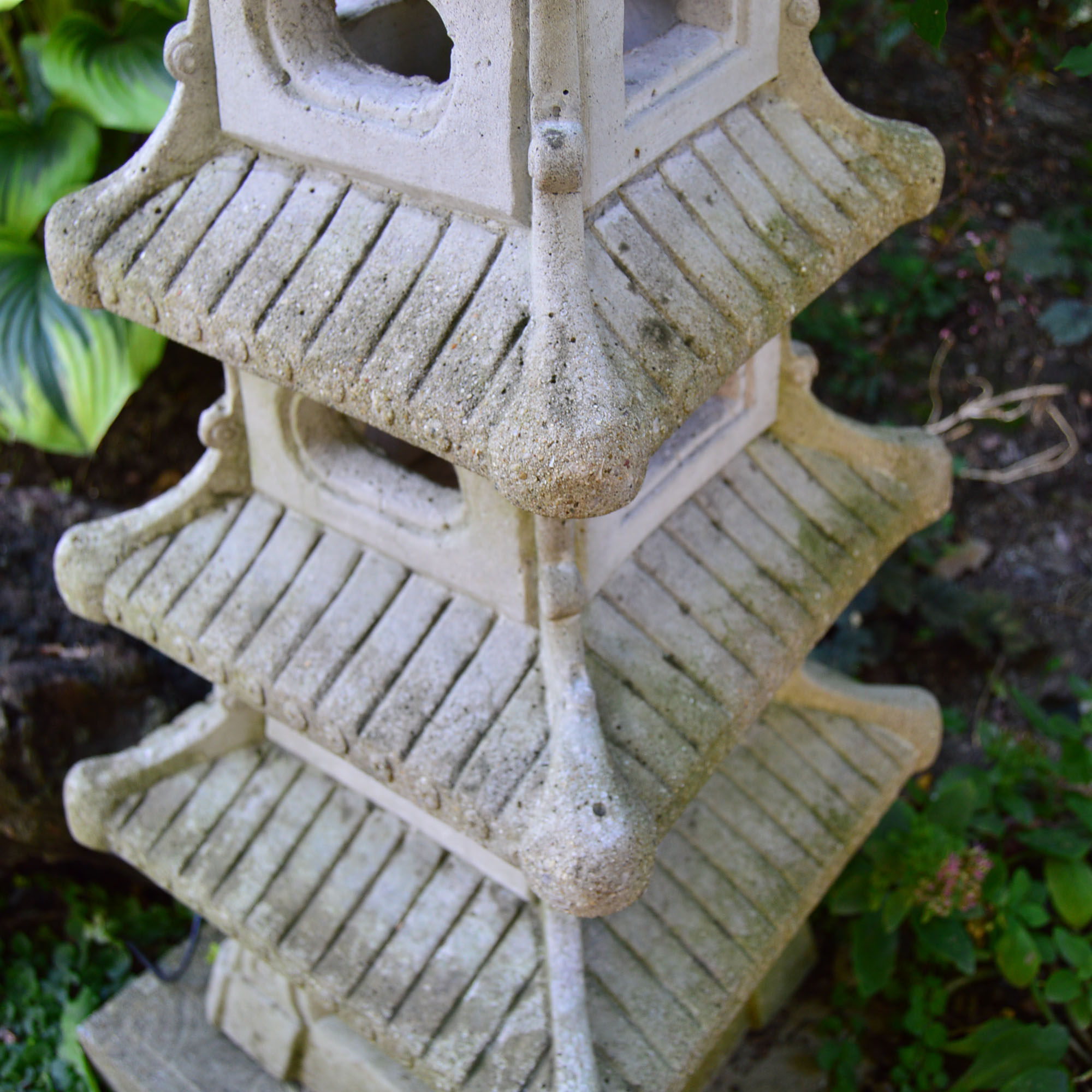 Concrete Pagoda Statue
