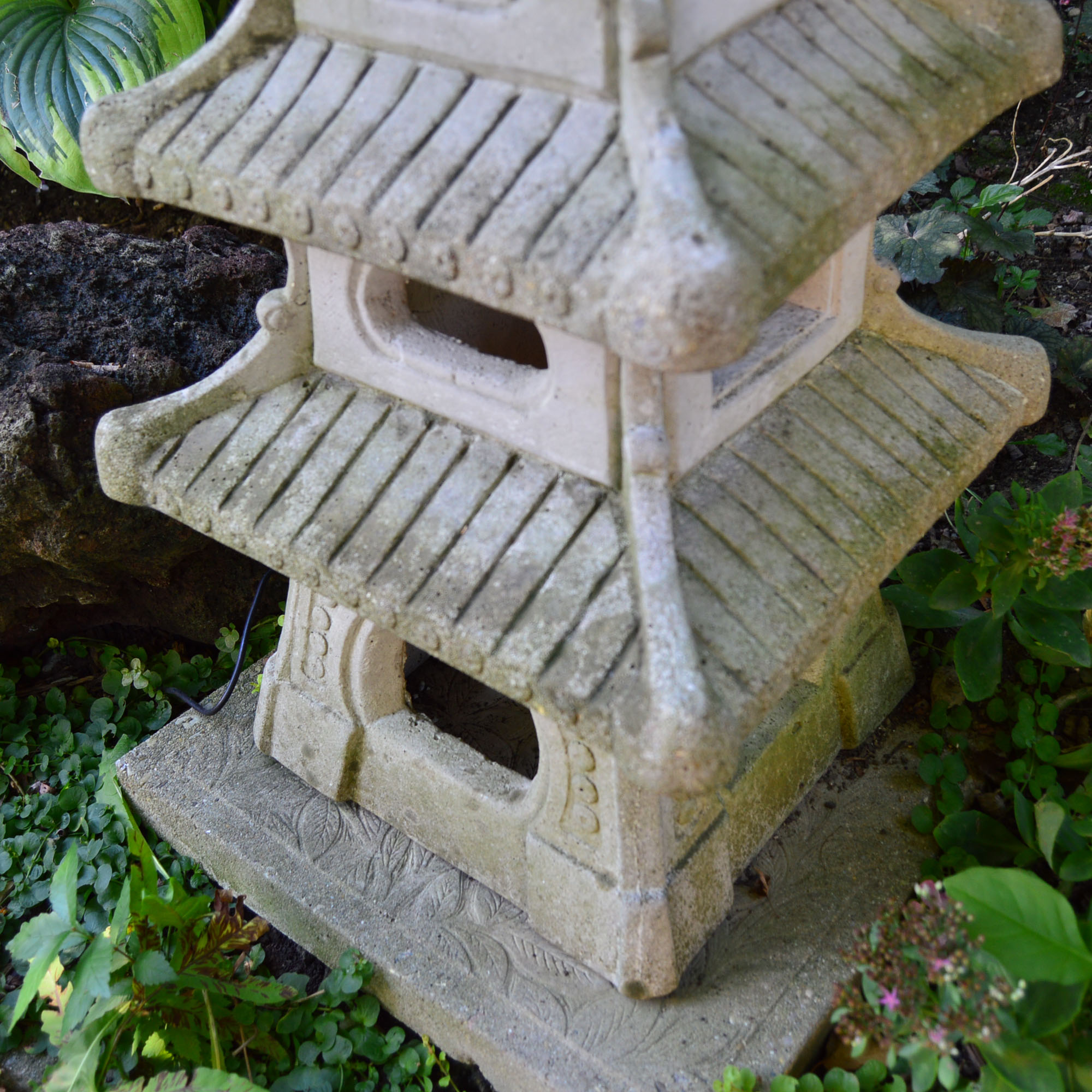 Concrete Pagoda Statue