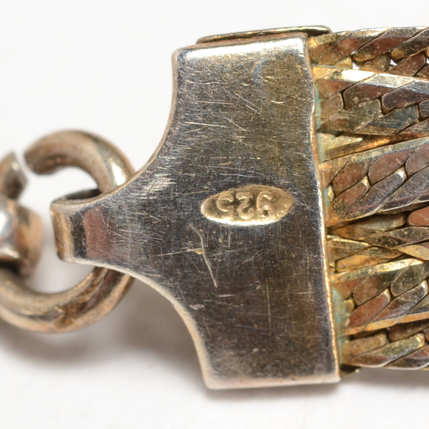 Group of Bracelets, Mostly Stamped 925