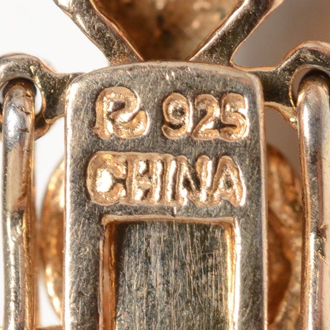 Group of Bracelets, Mostly Stamped 925