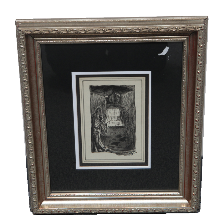 Salvador Dali First Edition Lithograph "The Maze"