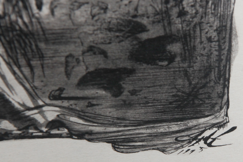 Salvador Dali First Edition Lithograph "The Maze"