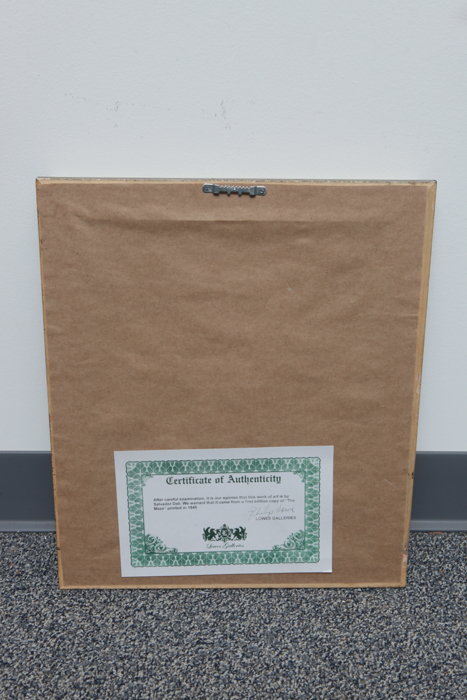 Salvador Dali First Edition Lithograph "The Maze"