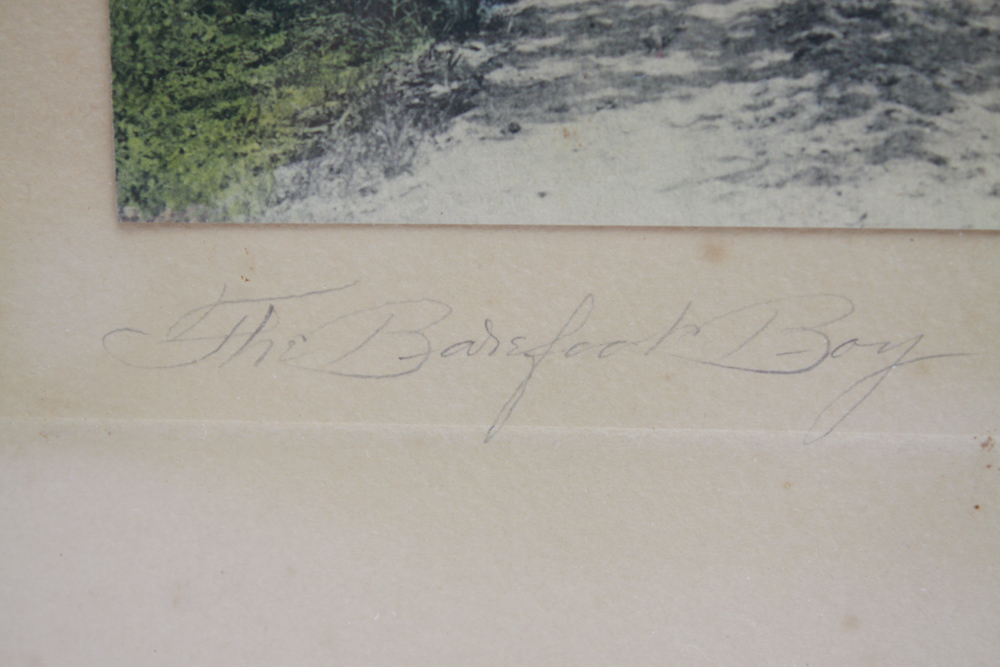 Signed David Davidson Hand-Colored Photograph