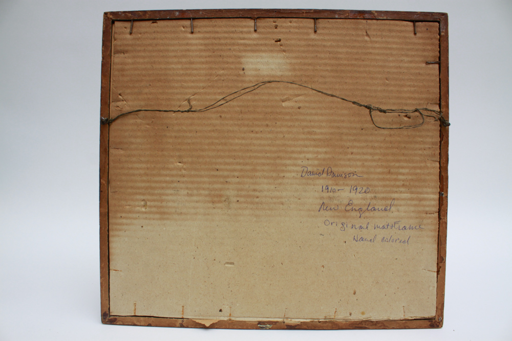 Signed David Davidson Hand-Colored Photograph