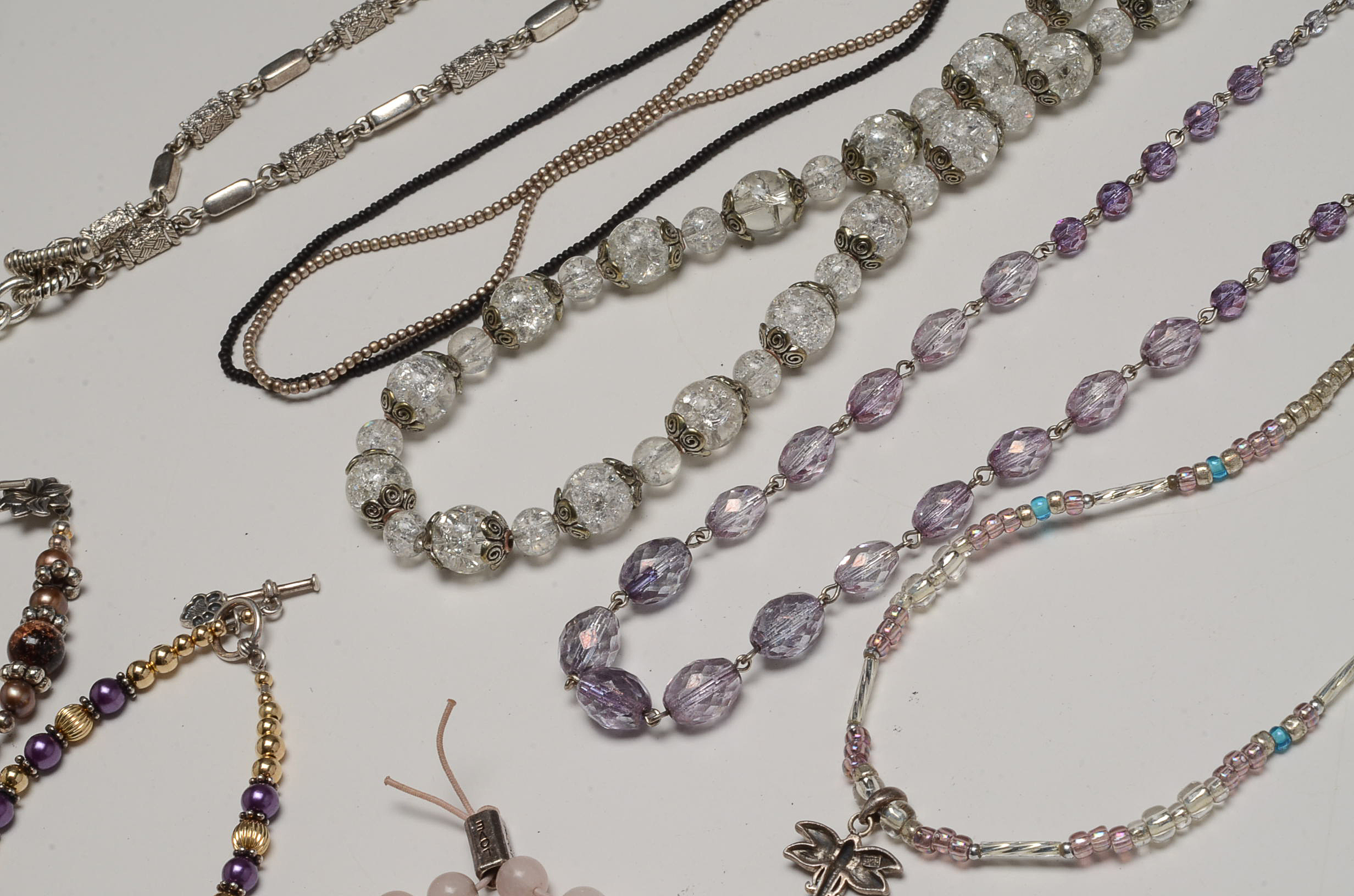 Assortment of Costume Jeweling Including Stamped 925 Pieces