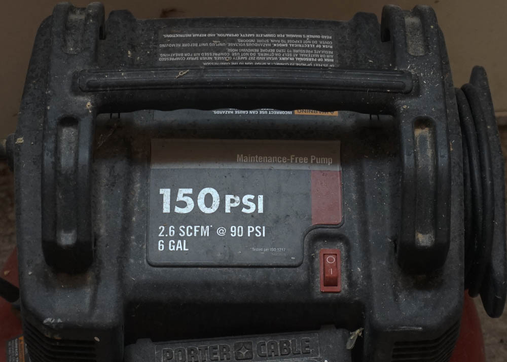 Porter Cable 150 PSI 6 Gallon Air Compressor
