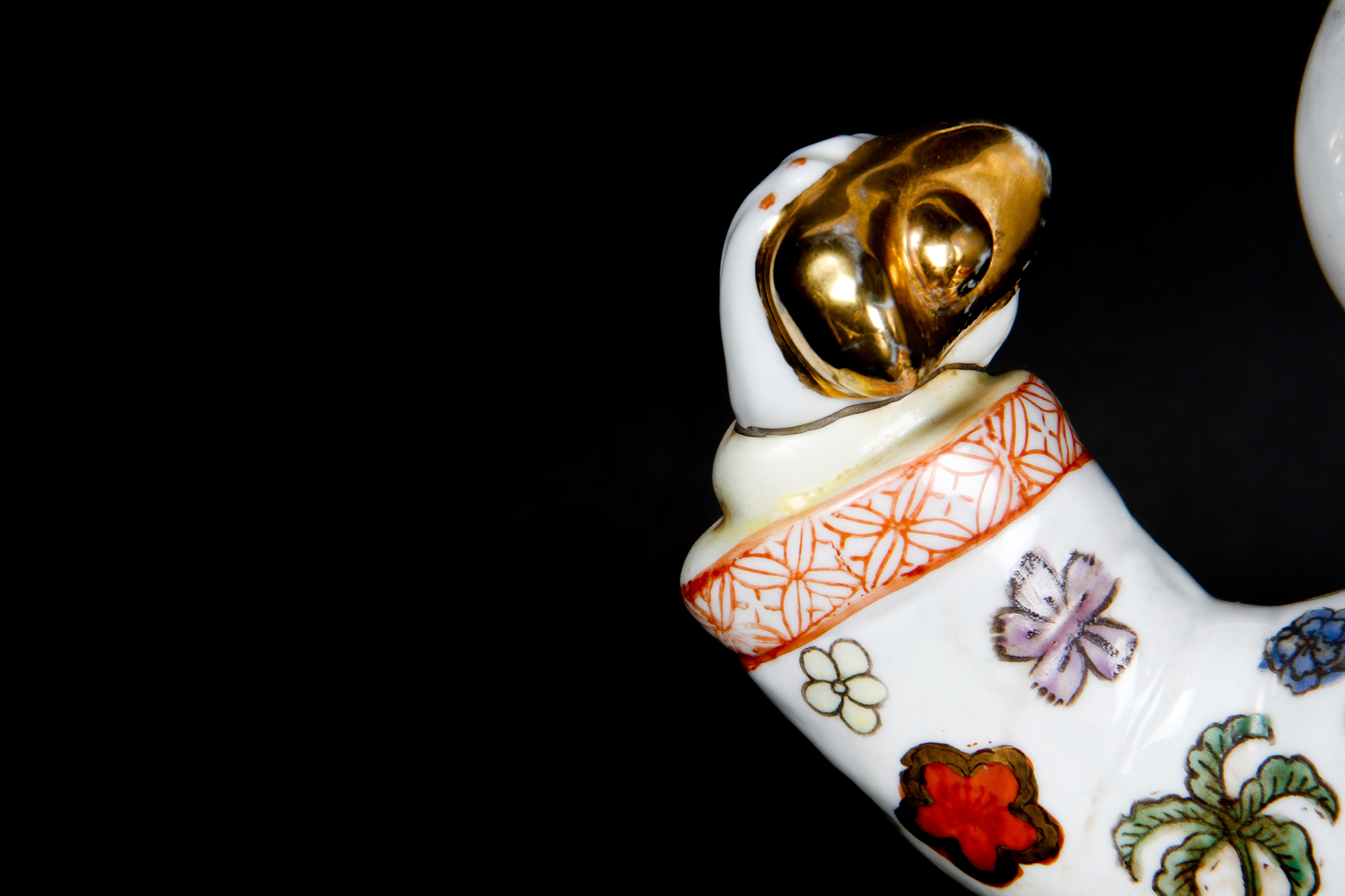 Pair of Chinese Boy and Girl Porcelain Figurines