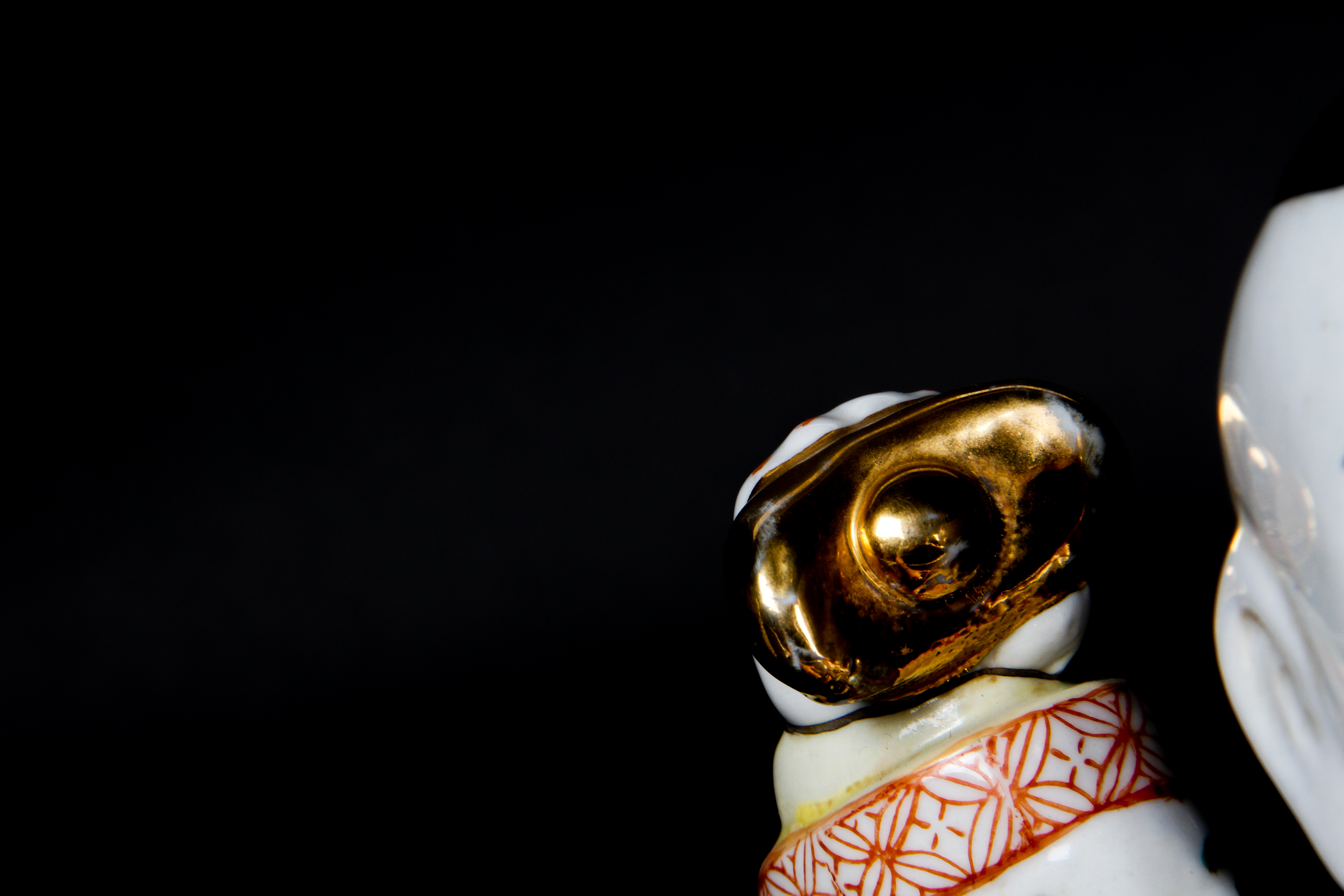 Pair of Chinese Boy and Girl Porcelain Figurines