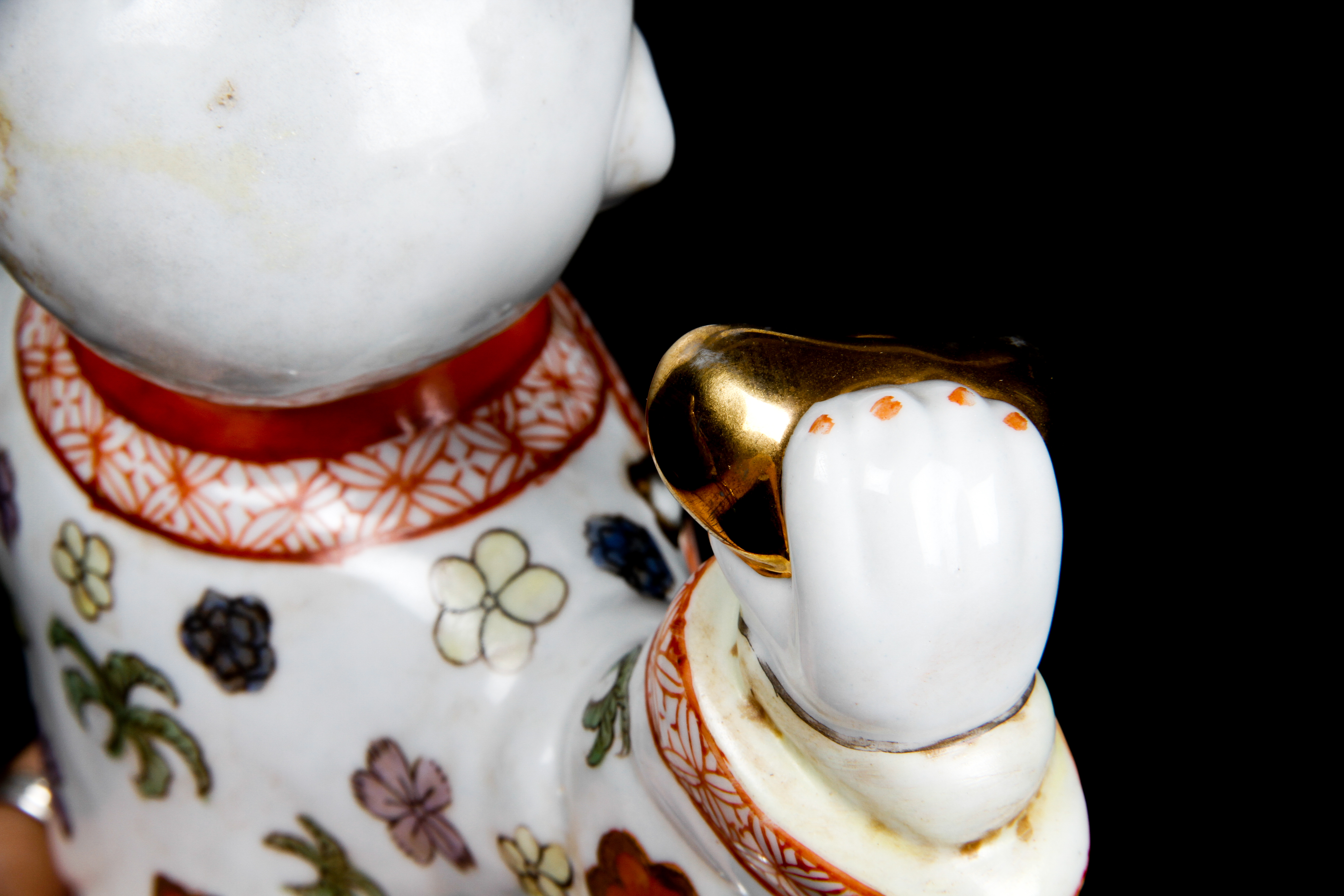 Pair of Chinese Boy and Girl Porcelain Figurines