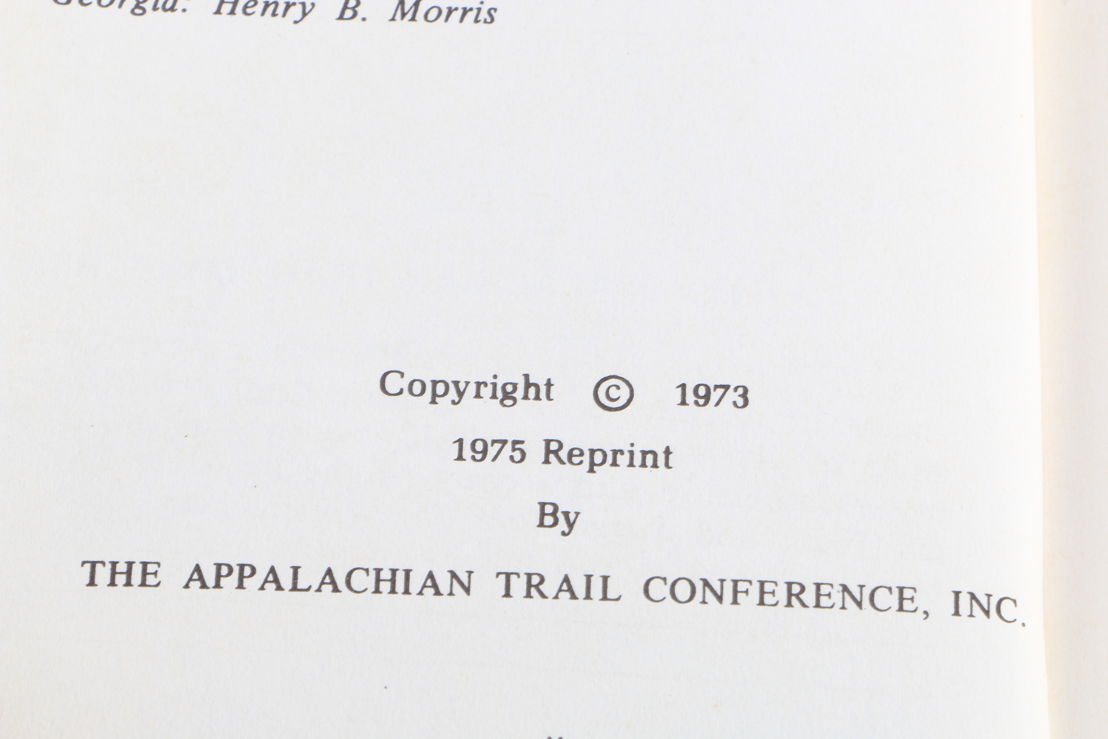 Five Appalachian Trail Books Circa 1975