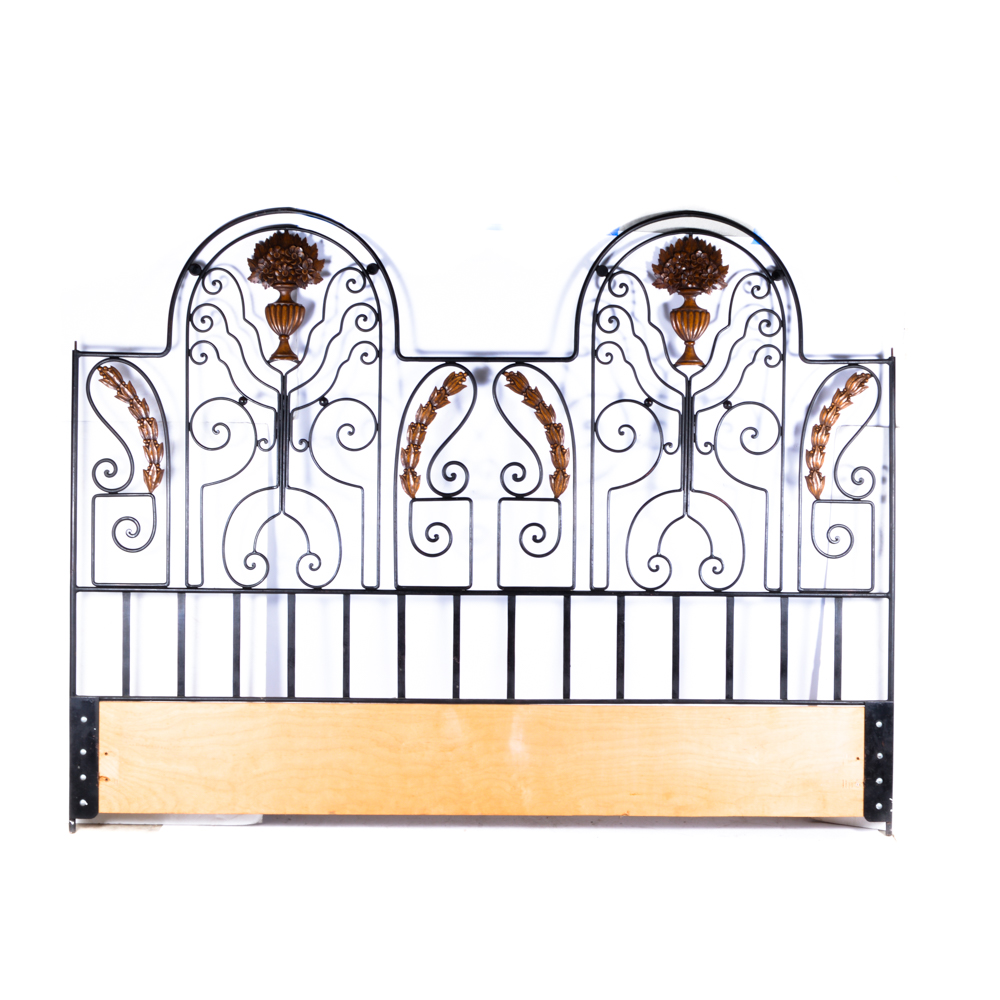 Contemporary Metal King Size Headboard