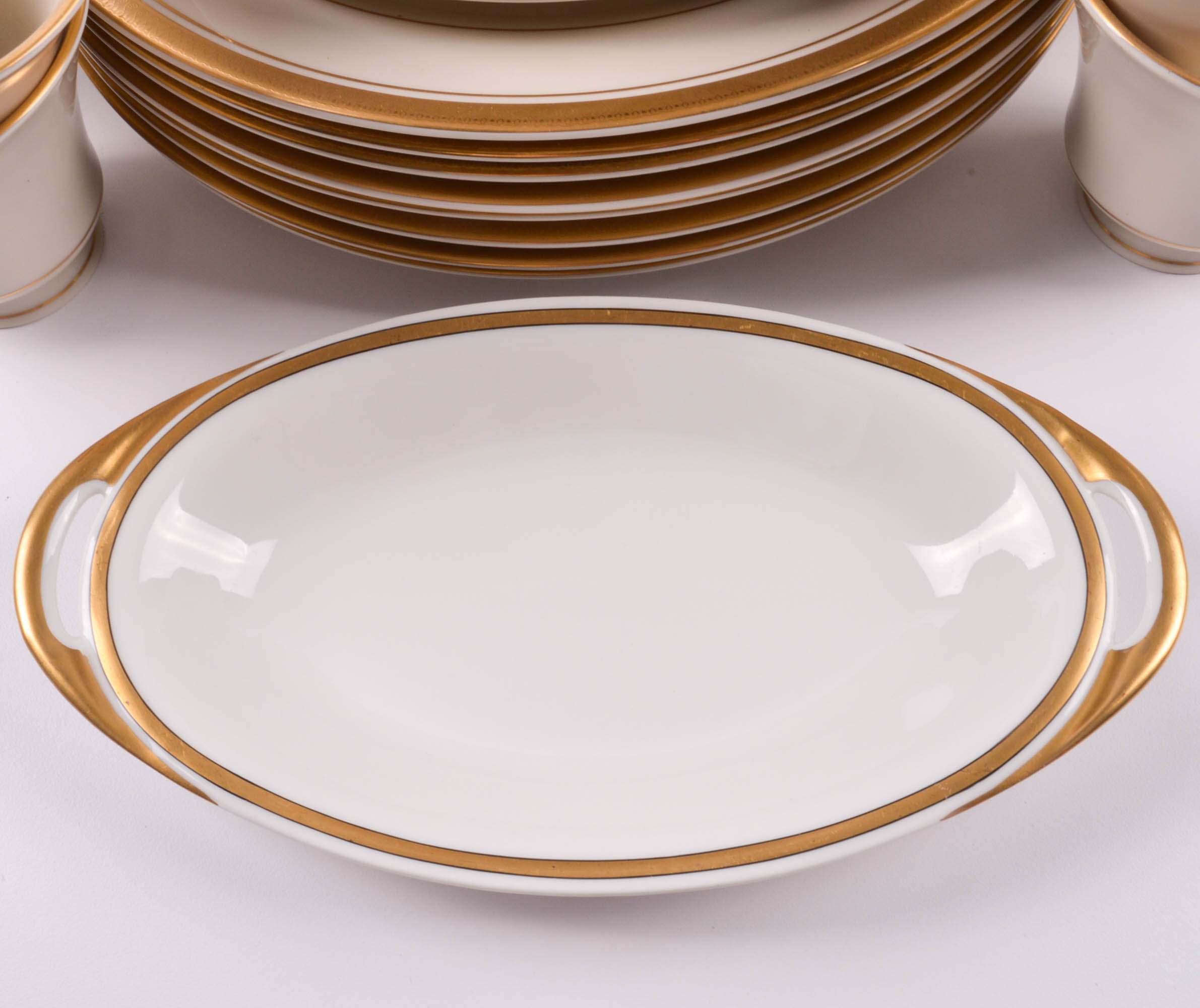 Pickard Palace China Set and Haviland Bowl