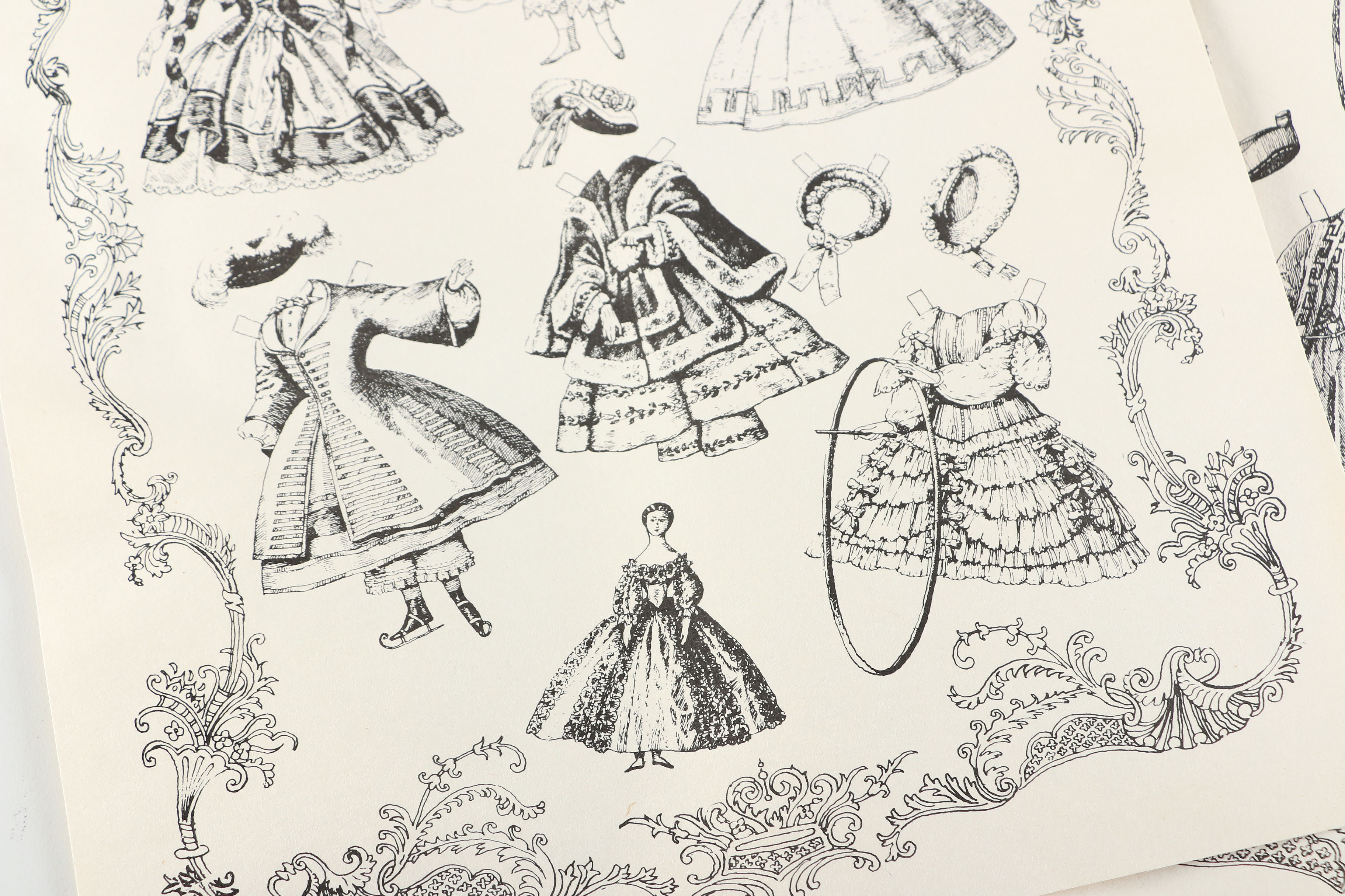 Pair of Vintage Style Offset Lithographs on Paper