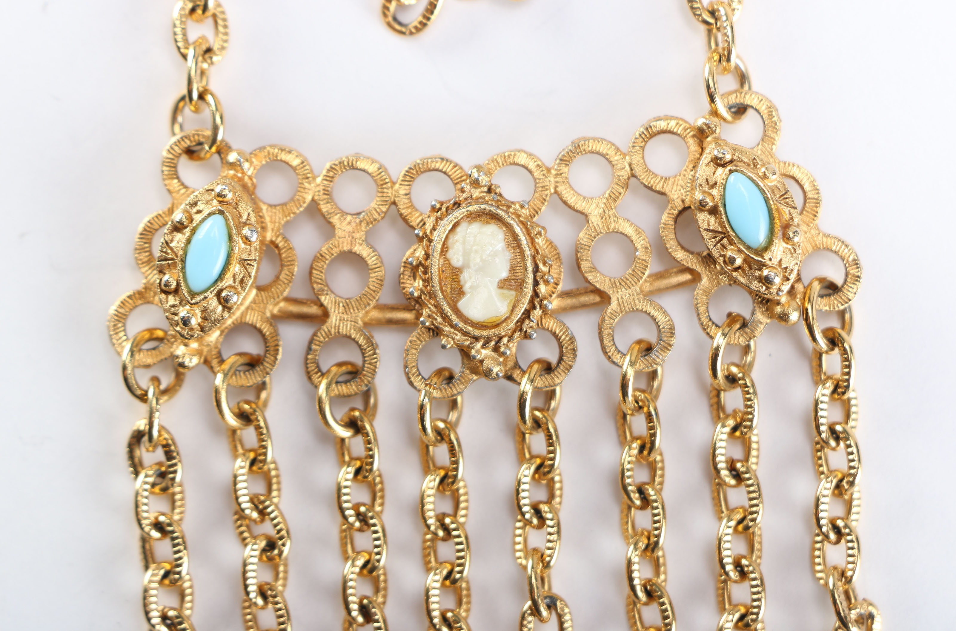 Vintage Lorenza Necklace and Clip Earrings