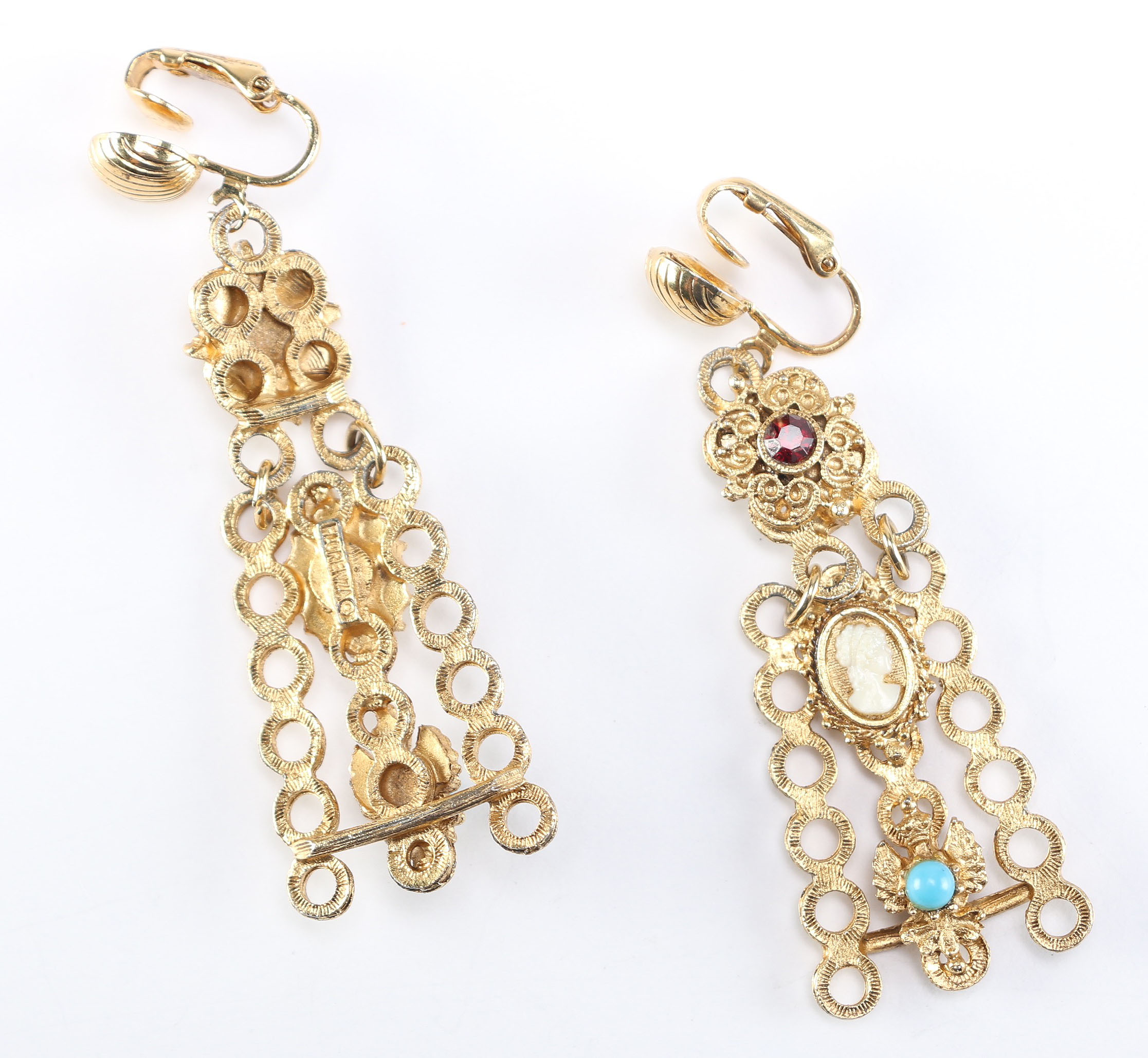 Vintage Lorenza Necklace and Clip Earrings