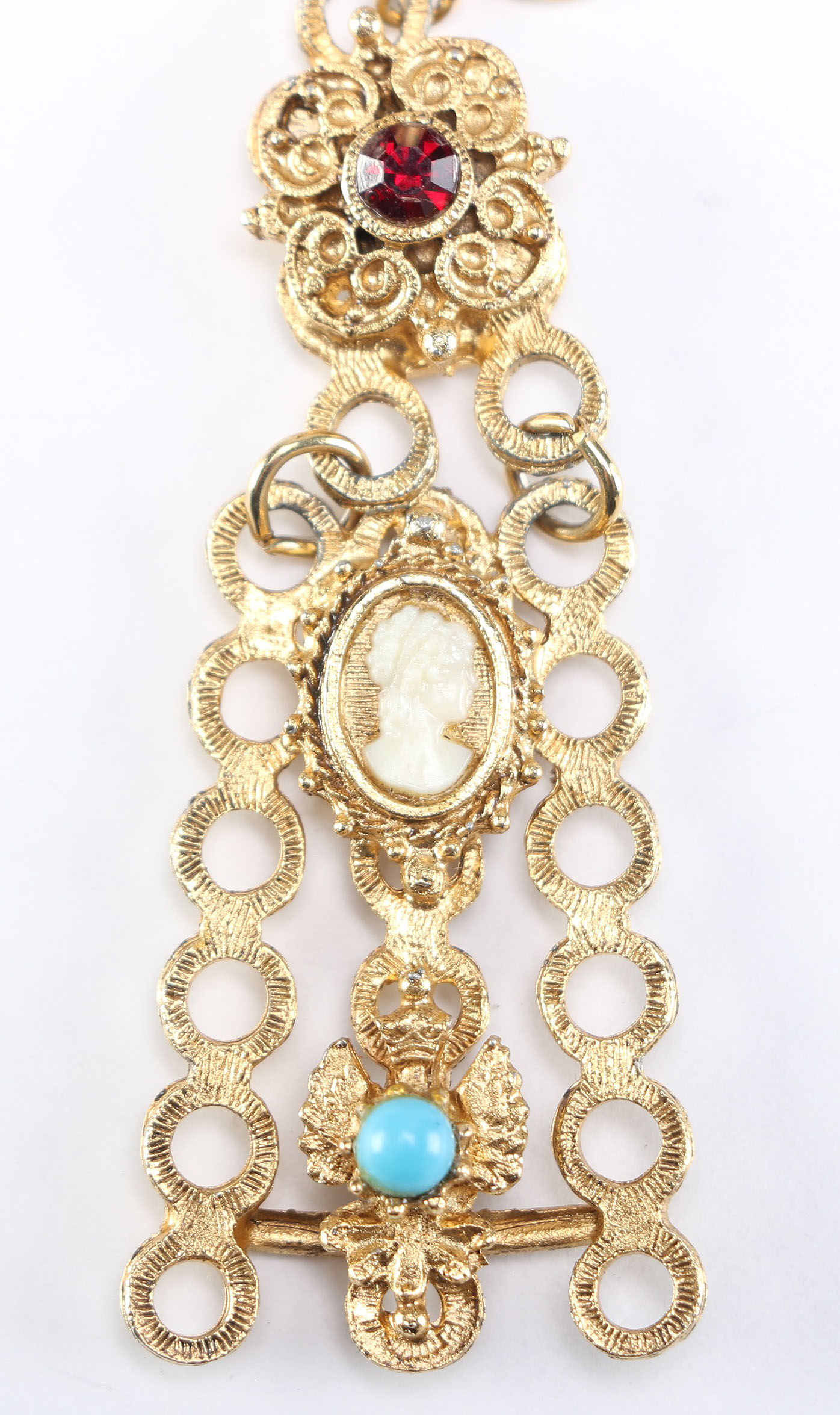 Vintage Lorenza Necklace and Clip Earrings
