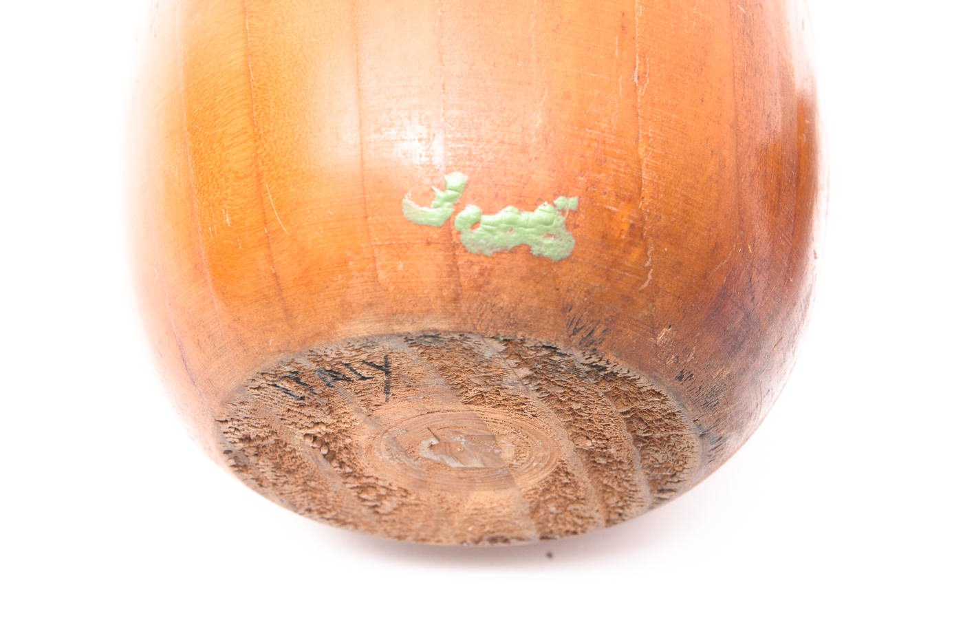 Wooden Pear Shaped Box by Bronzini