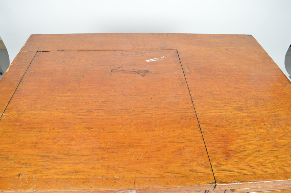 Vintage Quarter Sawn Oak Veneer Typewriter Desk