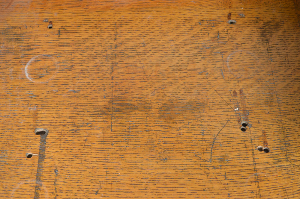 Vintage Quarter Sawn Oak Veneer Typewriter Desk