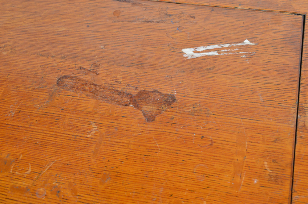 Vintage Quarter Sawn Oak Veneer Typewriter Desk