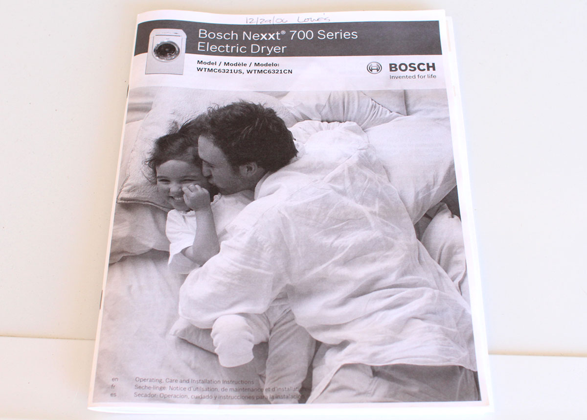 Bosch Nexxt 700 Series Dryer