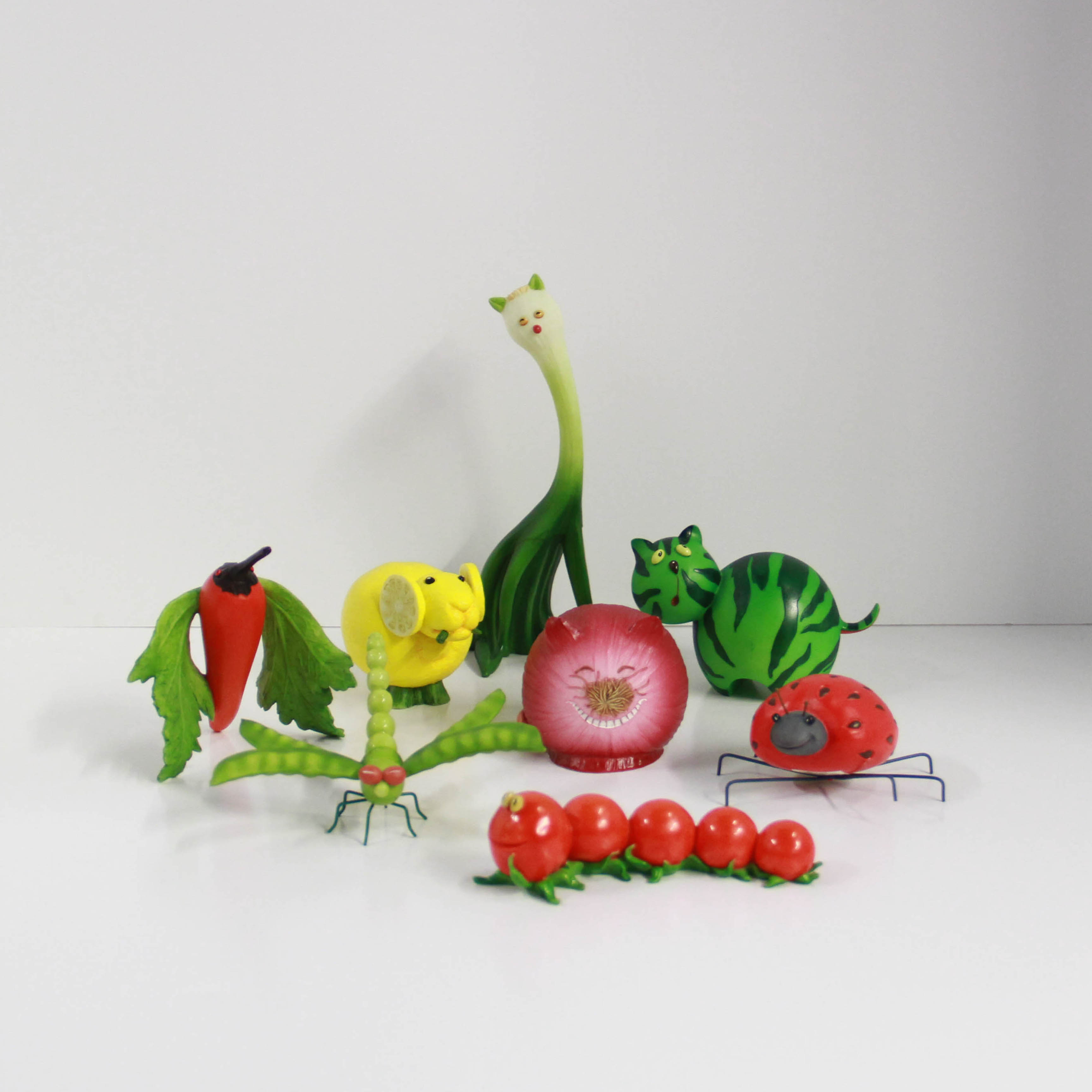 Collection of Home Grown Figurines by Enesco