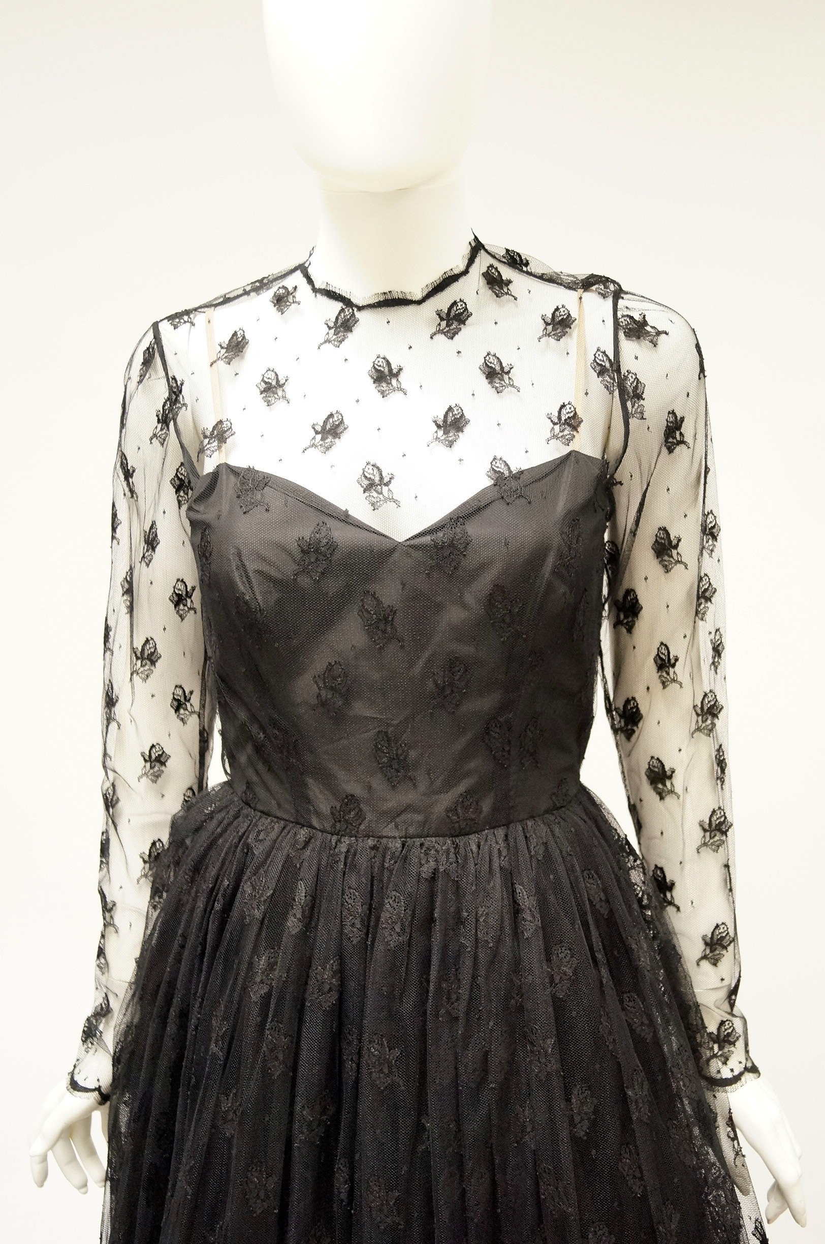 Vintage Black Frances Epstein Party Dress