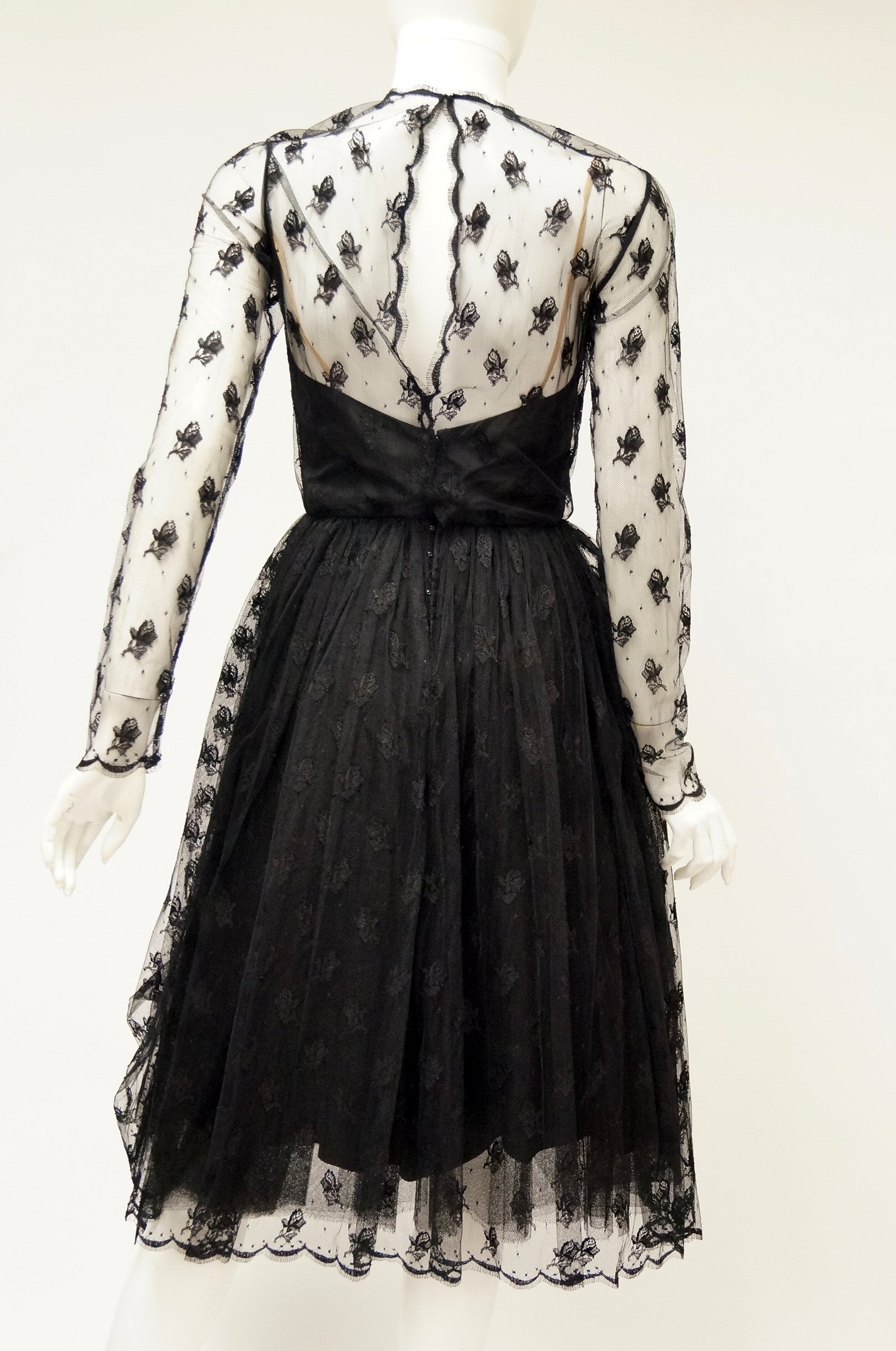 Vintage Black Frances Epstein Party Dress