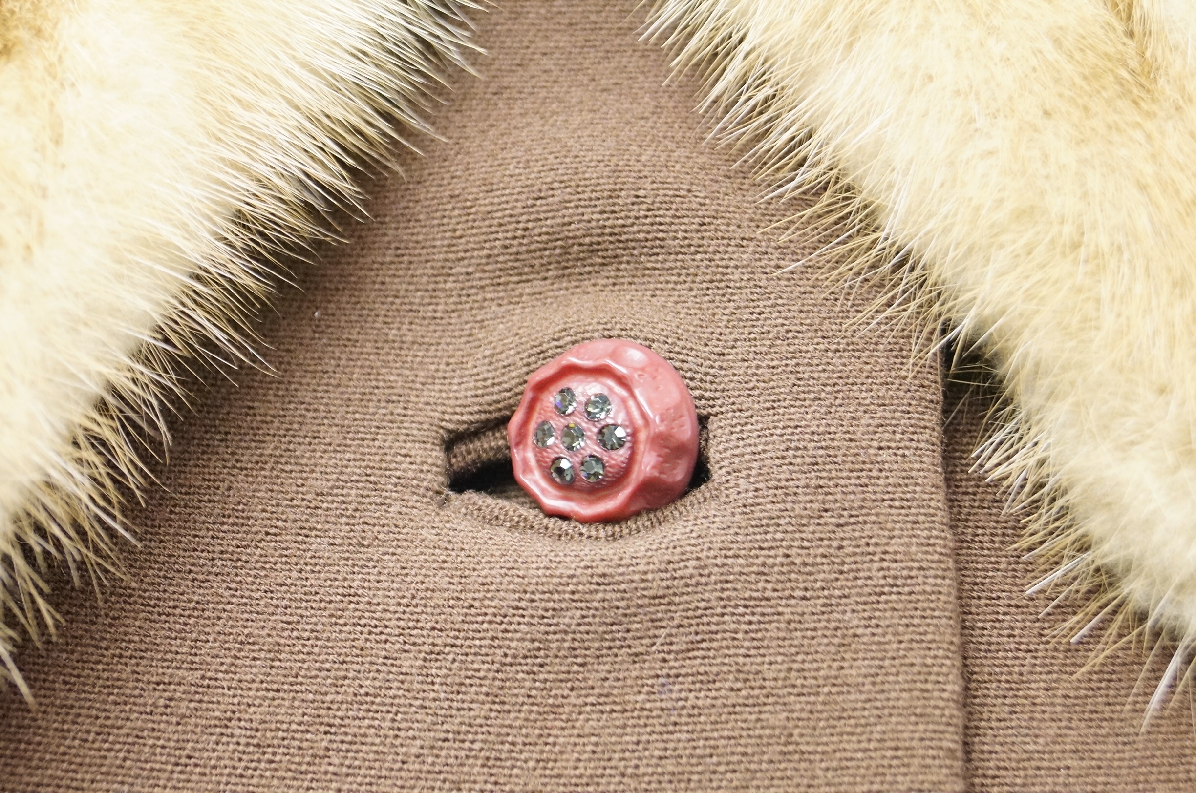 Set of Vintage Coats with Fur Collars