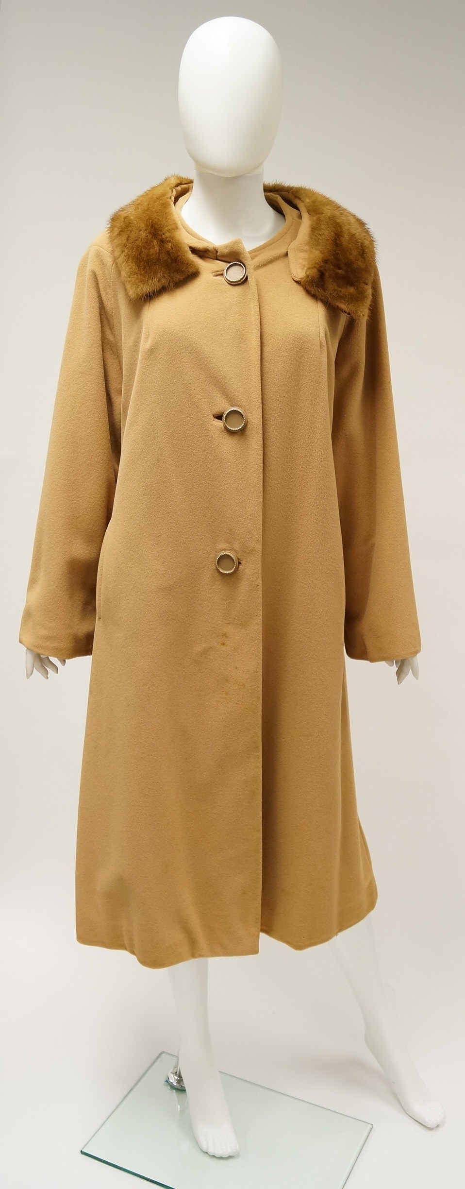 Set of Vintage Coats with Fur Collars