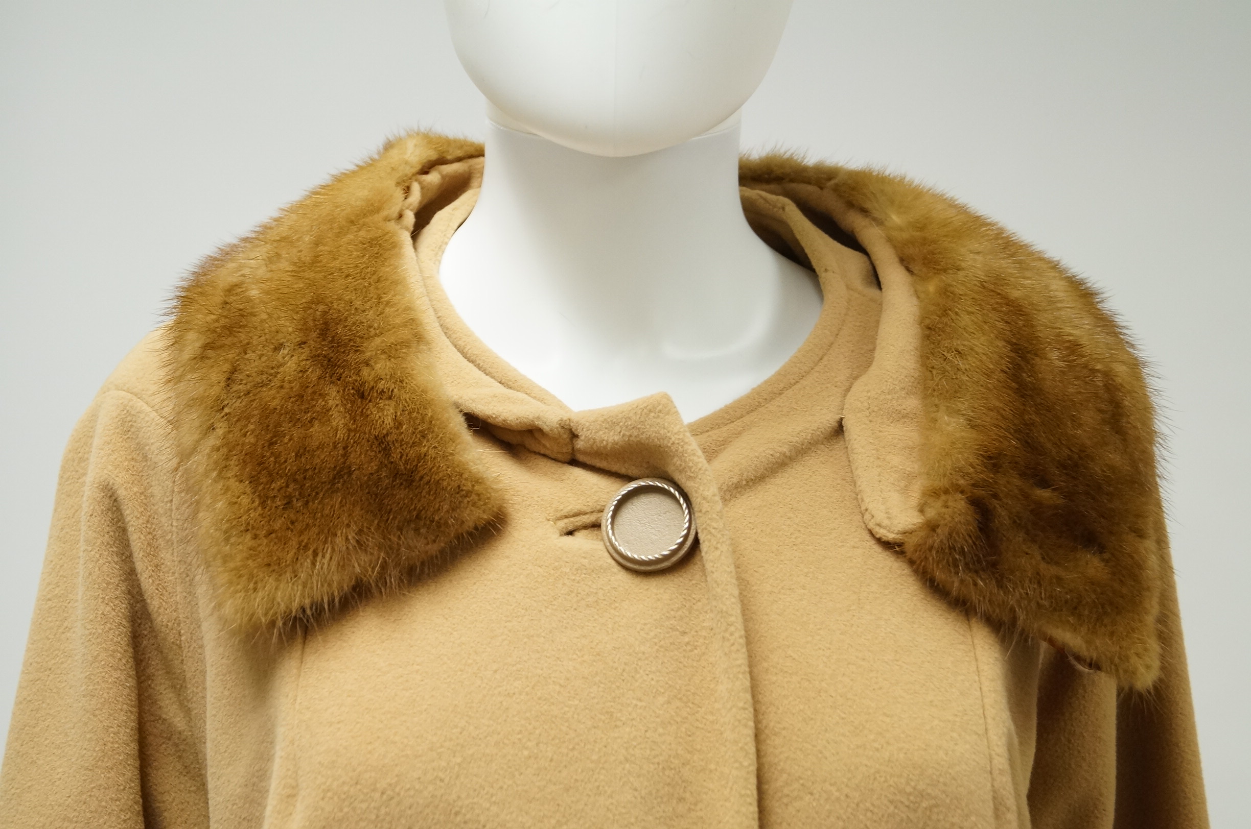 Set of Vintage Coats with Fur Collars