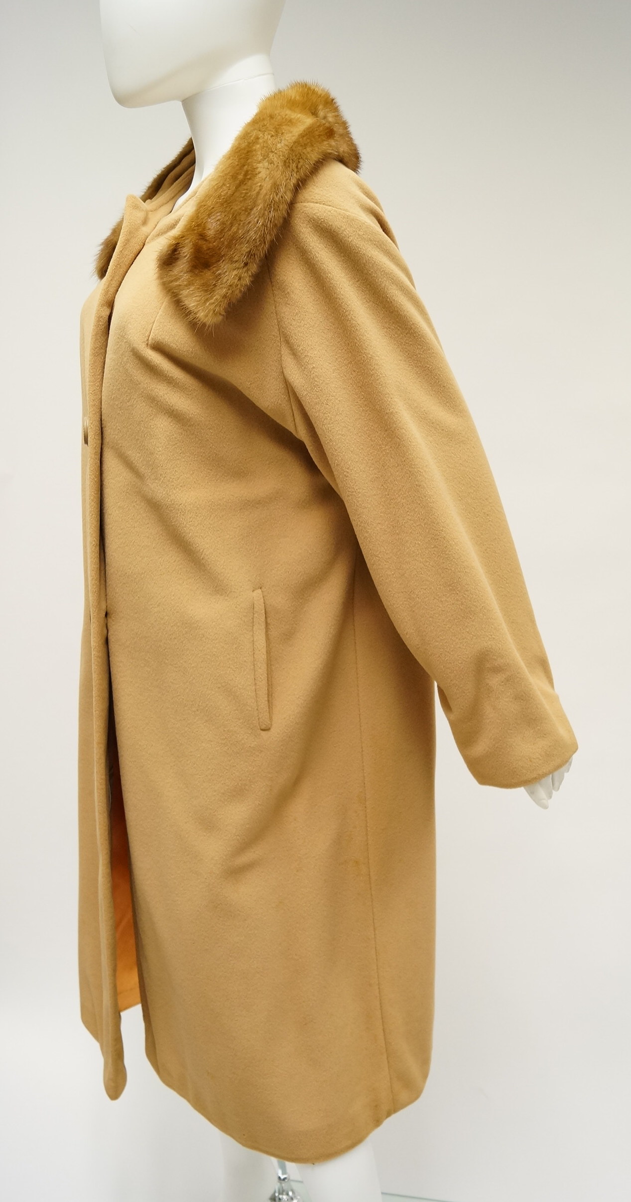 Set of Vintage Coats with Fur Collars