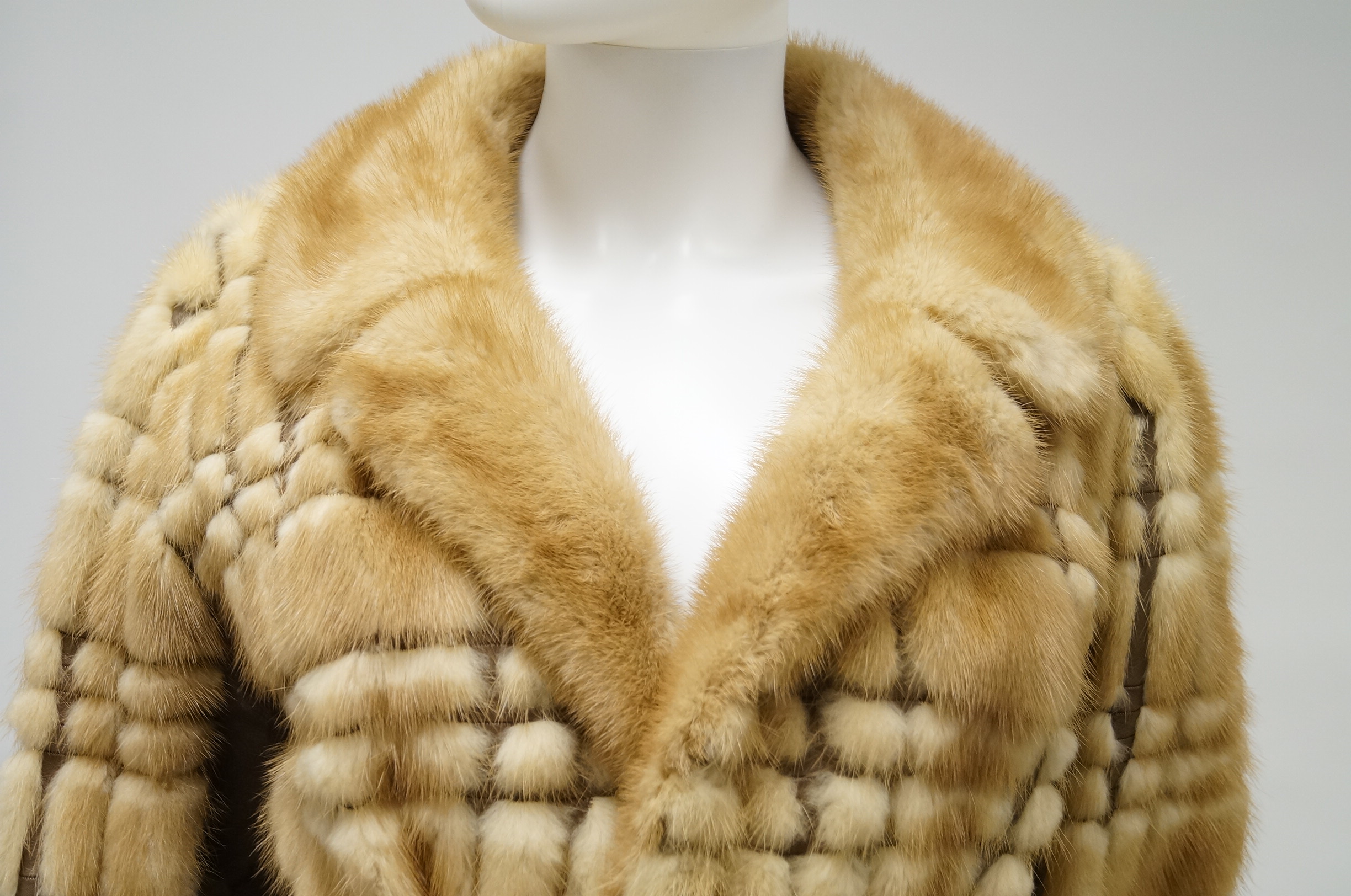 Vintage Mink and Leather Coat