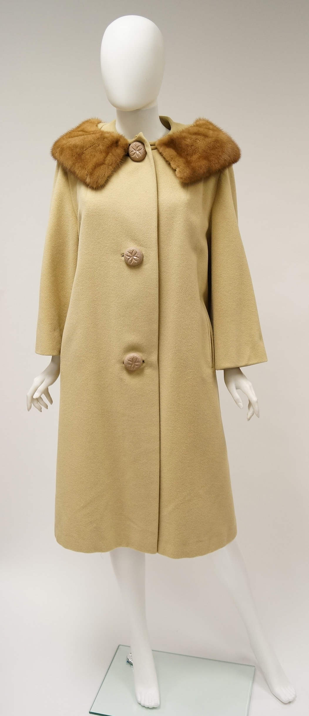 Set of Vintage Coats with Fur Collars