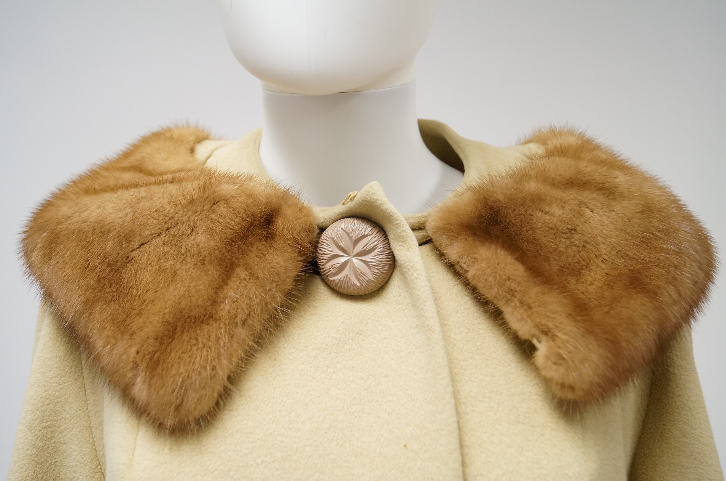 Set of Vintage Coats with Fur Collars