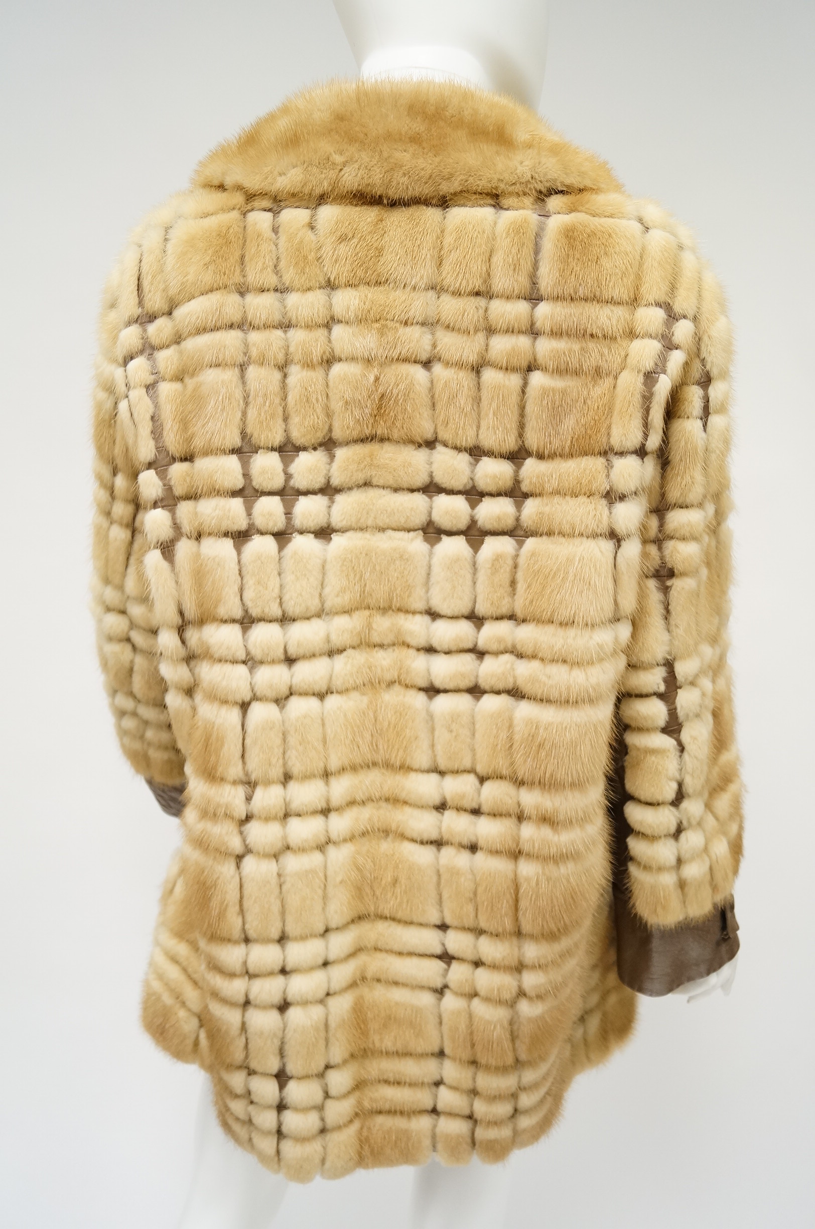 Vintage Mink and Leather Coat