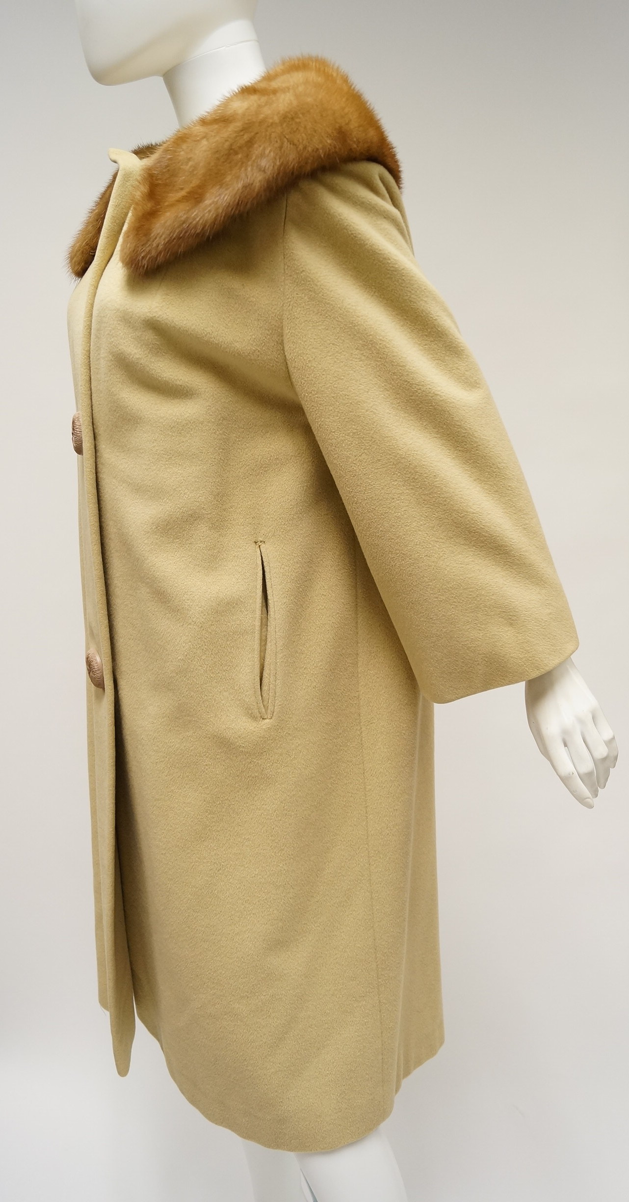 Set of Vintage Coats with Fur Collars