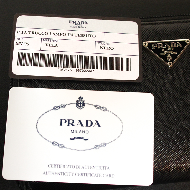 Black Prada Wallet