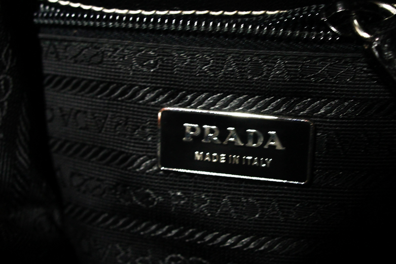 Black Prada Leather Handbag