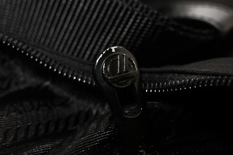 Black Prada Crossbody Purse