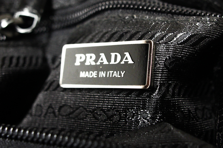 Black Prada Crossbody Purse